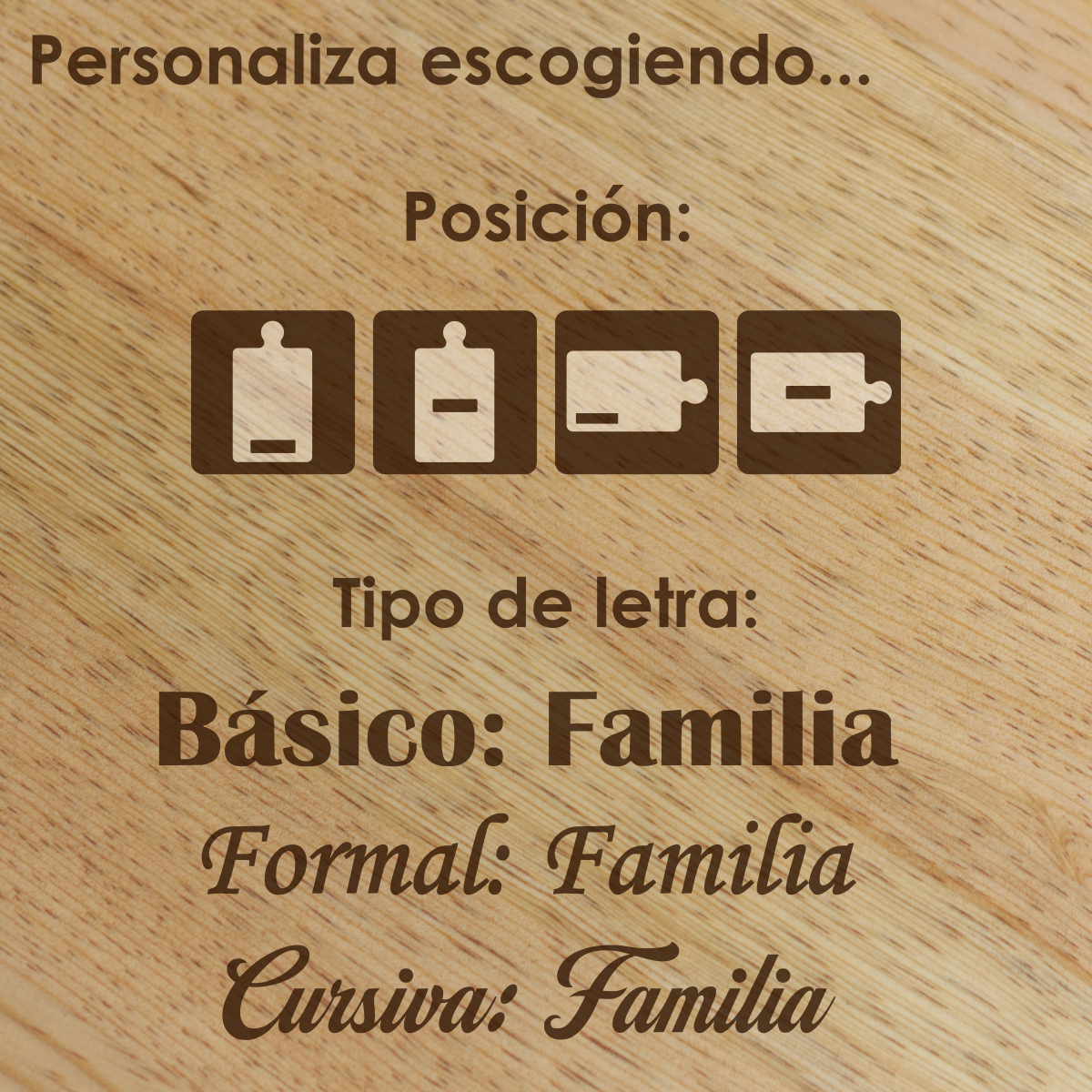 Tabla para Charcutería Rectangular Personal