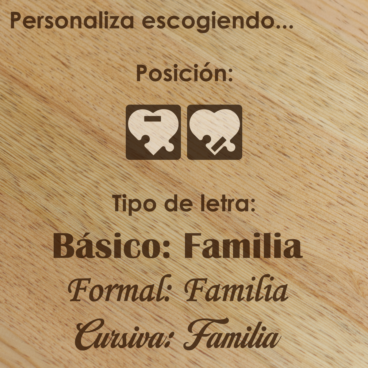 Tablas para Charcutería Rompecabezas de Corazones (Juego de 4)